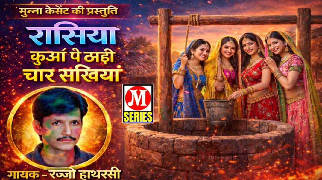 कुआं पे ठाडी चार सखियां गायक - रज्जो हाथरसी