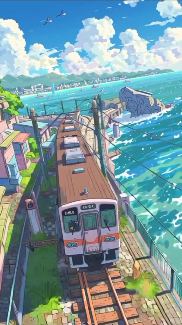 From KlickPin CF Travel vibe _ How to draw anime hair Cartoon art prints Anime scenery wallpaper