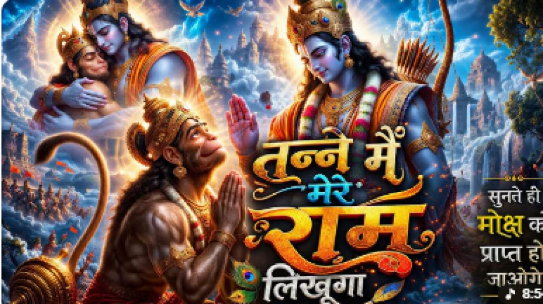 ⁣तन्ने मैं मेरे राम लिखूंगा 🙏 | Powerful Hanuman Bhakti Song 2026 | Emotional Ram Bhajan