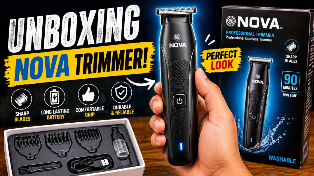 ⁣Nova Trimmer Unboxing ⚡ Best Budget Trimmer?