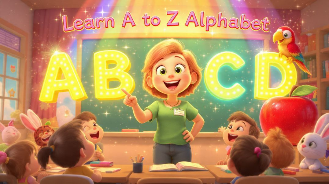 ⁣Learn A to Z Alphabet | ABCD for Kids | Fun Alphabet Learning