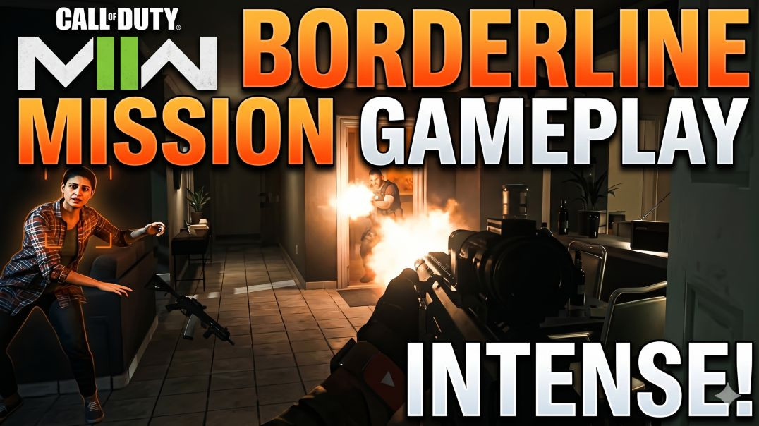 ⁣Modern Warfare 2 Story Mode – Borderline Mission Gameplay Highlights