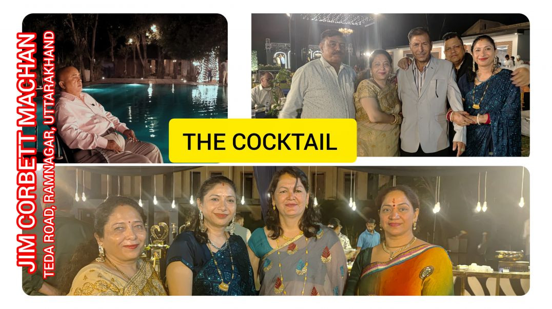 ⁣COCKTAIL PARTY🤩DERPSHIKA❤️CORBETT MACHAN RESORT💯UTTARAKHAND✅️