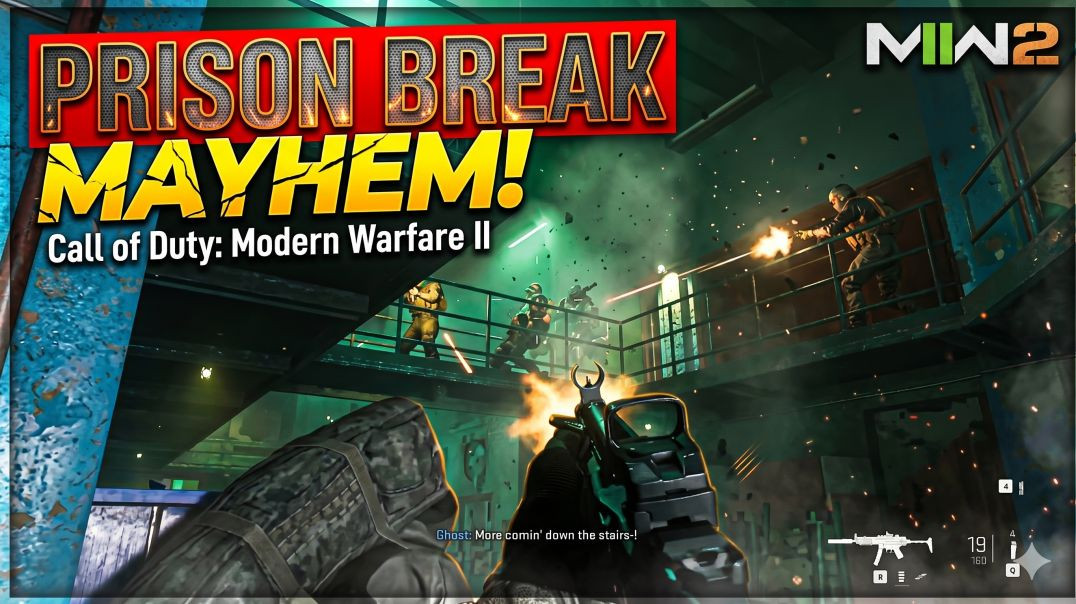 ⁣Call of Duty MW2 Prison Break Mission Gameplay Walkthrough