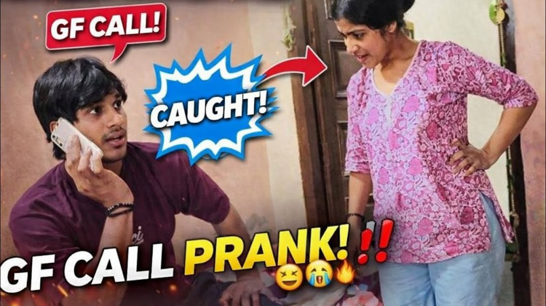 ⁣Aaj ke vlog me maine apni behen ke saath ek zabardast GF Call Prank kiya 😜📞