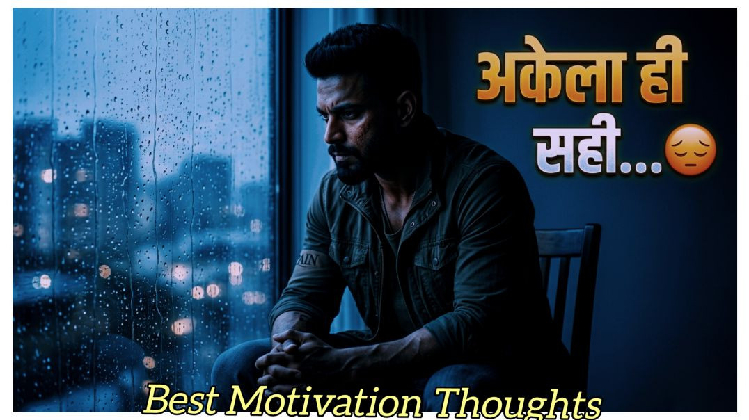 ⁣अकेले रहना बेहतर है गलत लोगों के साथ रहने से 😢 | Powerful Speech #hindiinspiration #newlife
