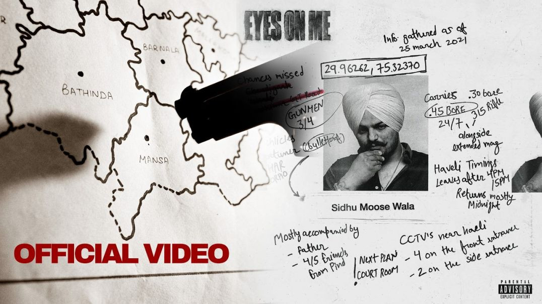 ⁣EYES ON ME (MUSIC VIDEO) SIDHU MOOSE WALA  _  THE KIDD