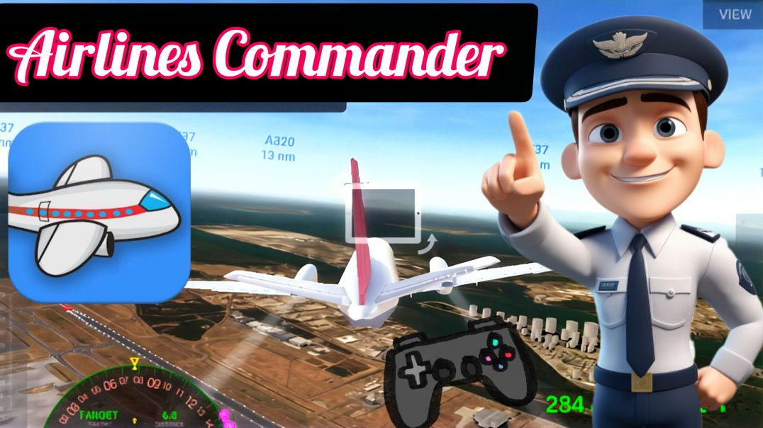 ⁣Airlines Commander flight game play|| Exam A mission || Nikhil gaming life