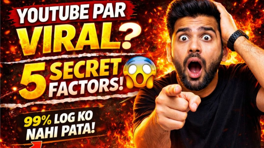 ⁣Video Viral Kaise Kare? 😳 5 Secret Factors Jo 99% Log Nahi Jaante! (2026)