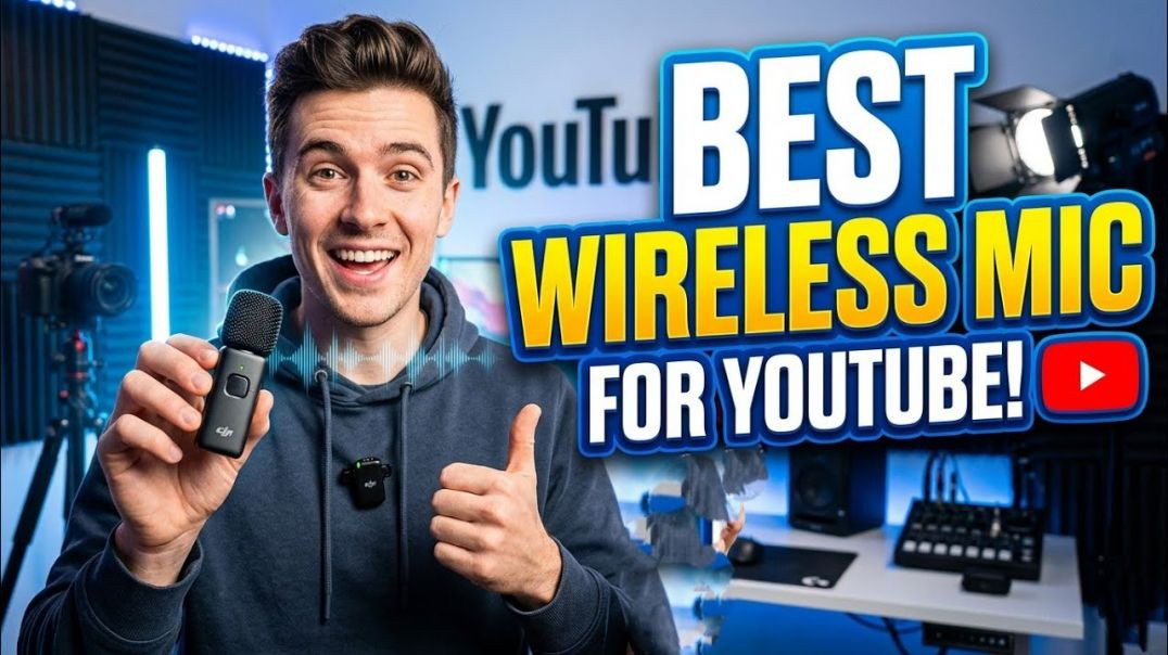 ⁣Best wireless mic for youtube _ Wireless Mic under Rs