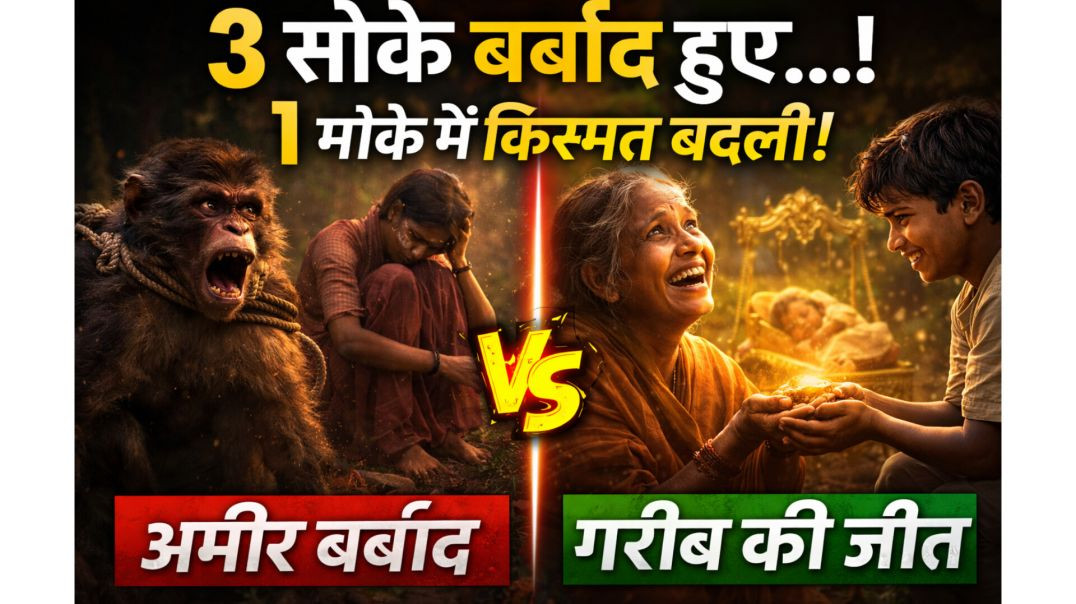 ⁣Motivational story - Mauka moral मौके मिले फिर भी रहा बर्बाद! #udaanakashki#akash#india 3 मौके मिले फि