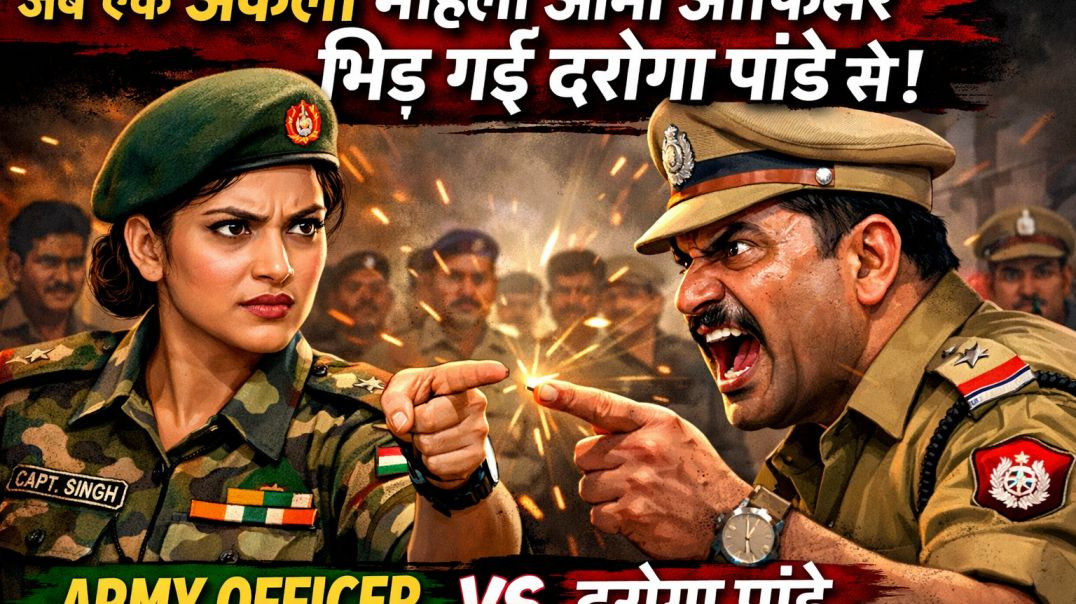 ⁣जब एक अकेली महिला आर्मी ऑफिसर भीड़ गई दरोगा पांडे से।