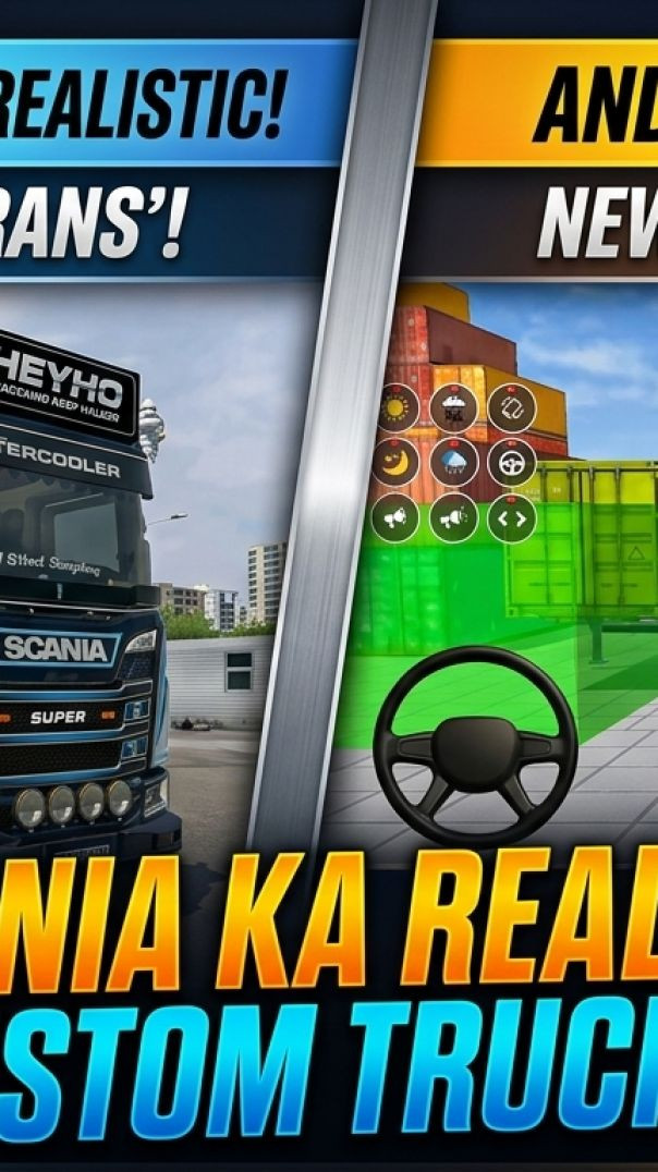 Truck simulator game #3d gaming video # tranding # viral