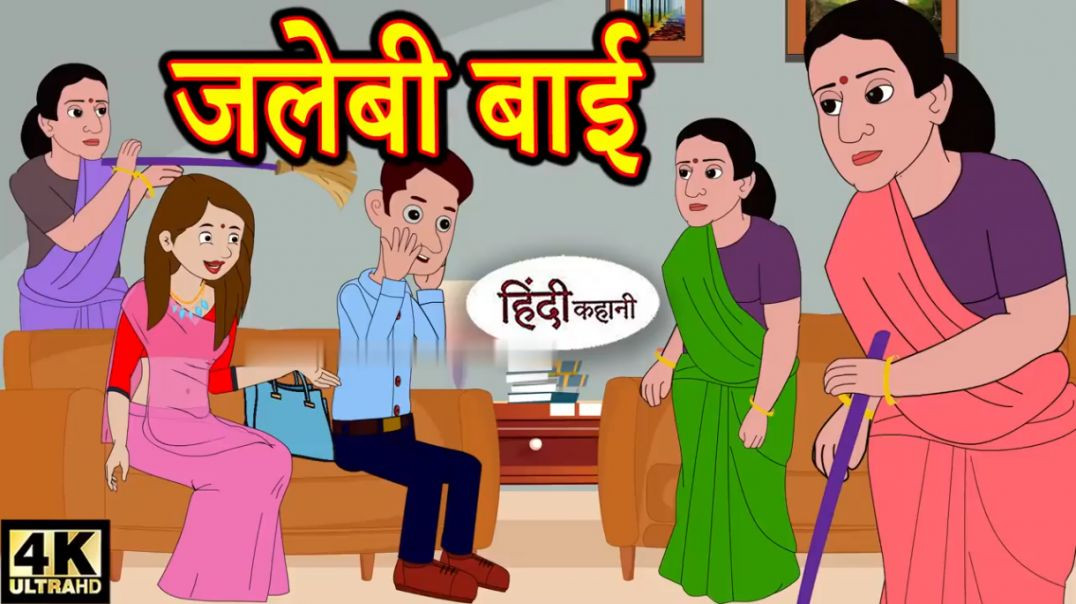 ⁣Kahani जलेबी बाई Story in Hindi _ Hindi Story _ Moral Stories _ Bedtime Stories _ New Story _ Story(