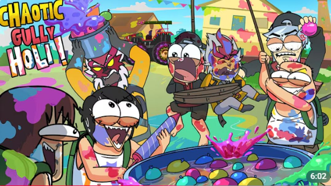 ⁣free fire me holi