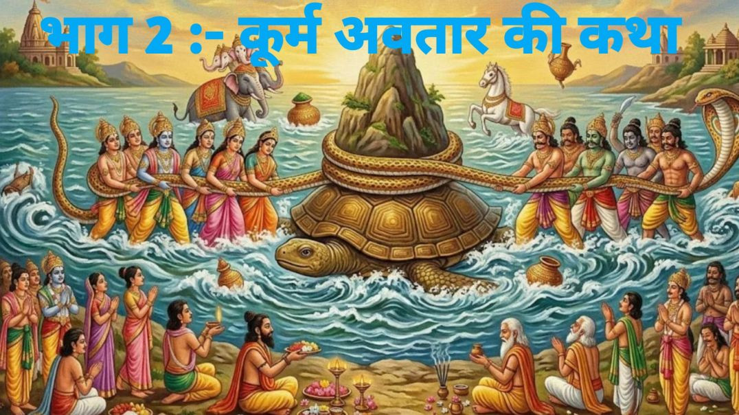 भाग 2 :- कूर्म अवतार की कथा l