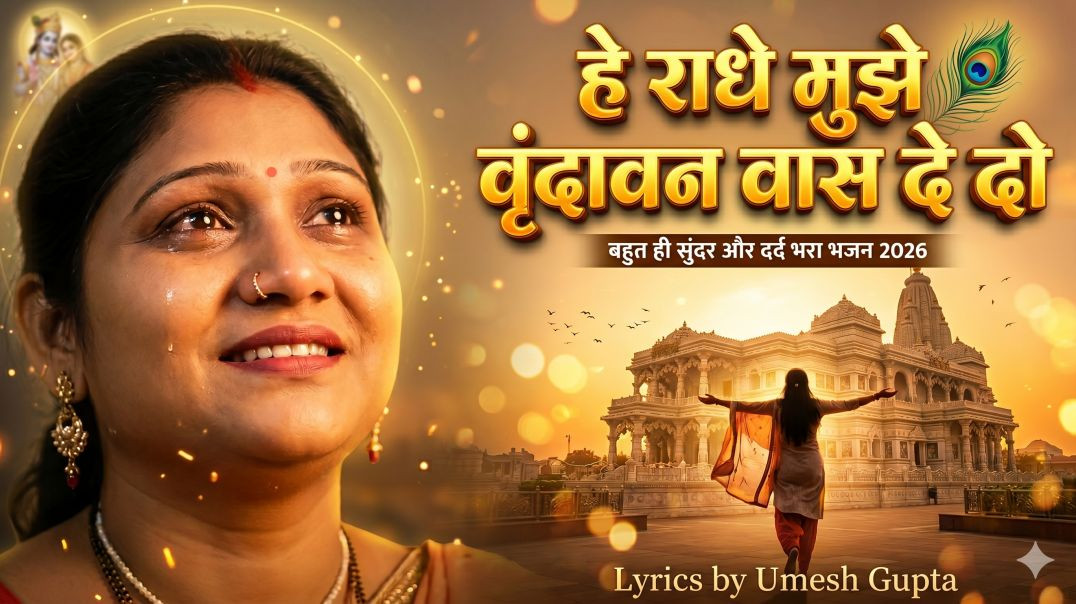 ⁣⁣हे राधे मुझे वृंदावन वास दे दो | Hey Radhe Mujhe Vrindavan Vaas De Do | Radha Krishna Bhajan