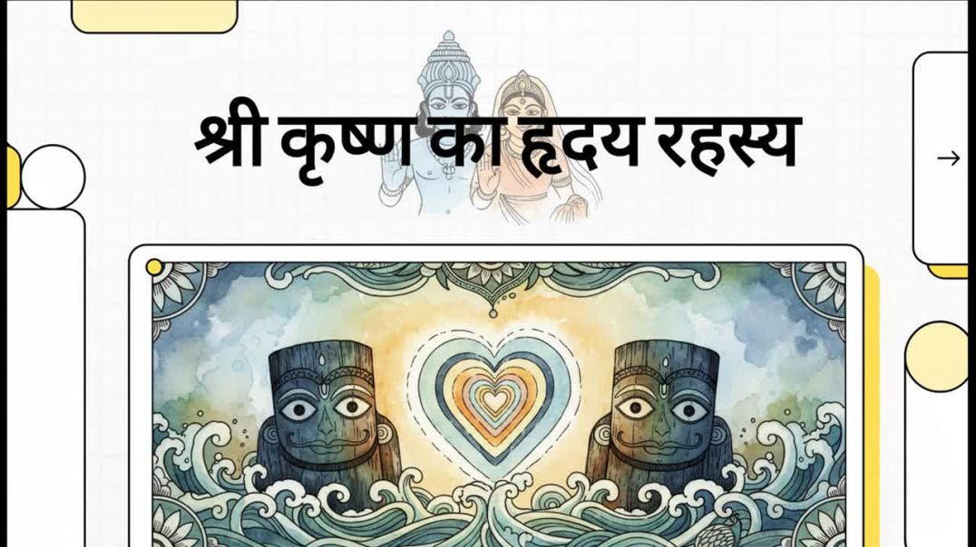 ⁣श्री_कृष्ण_का_हृदय_रहस्य kumar dev studio
