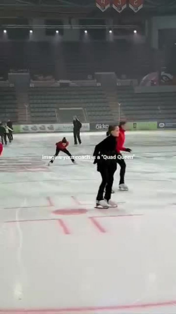 Imagine Alexandra Trusova as your Coach! ⛸️👑