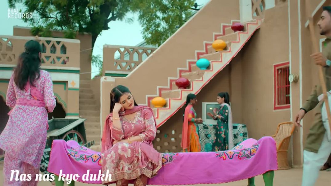 ⁣Nas Nas Kyu Dukhe पिया मेरी नस नस के हो दुखे __ Anjali Raghav _ Karan Chaudhary __ Brajbhasha Song(7