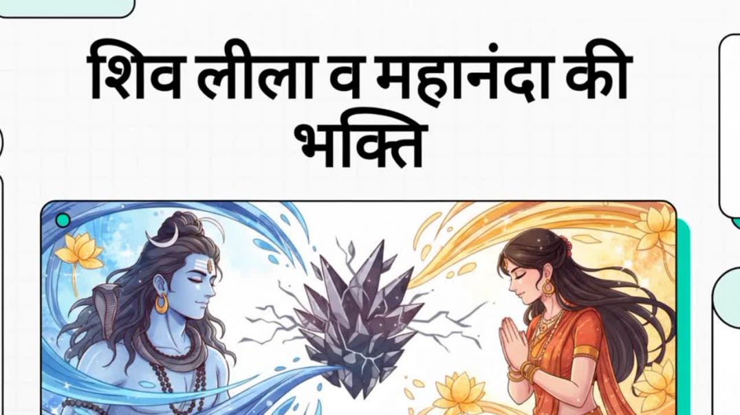 ⁣Shiv Leela V Mahananda ki bhakti