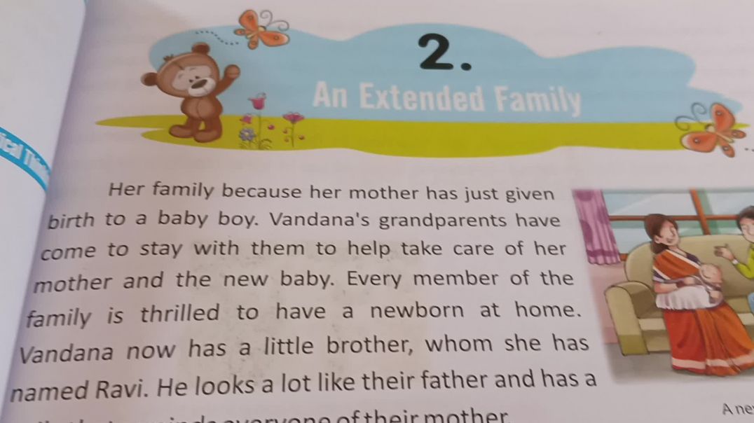 ⁣An Extended Family Social Study Class 4th