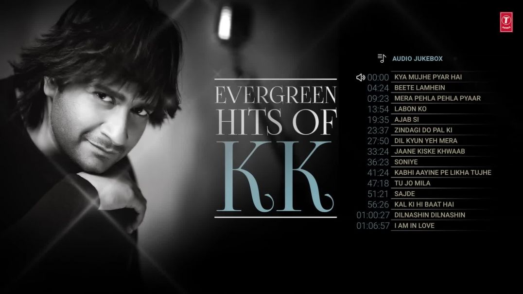 ⁣Evergreen Hits of KK (Audio Jukebox) _ Remembering the Golden Voice _ T Series - Bhushan Kumar(1080P
