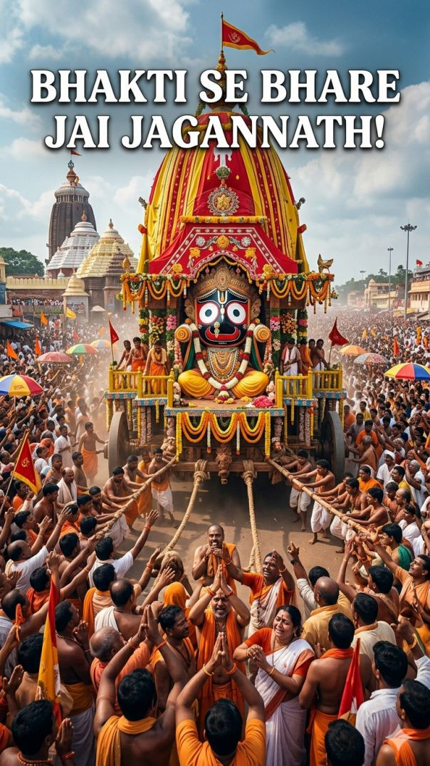 🙏 जय जगन्नाथ ❤️ चक्का नयन पथ गामी | Divine Rath Yatra Darshan 🔥