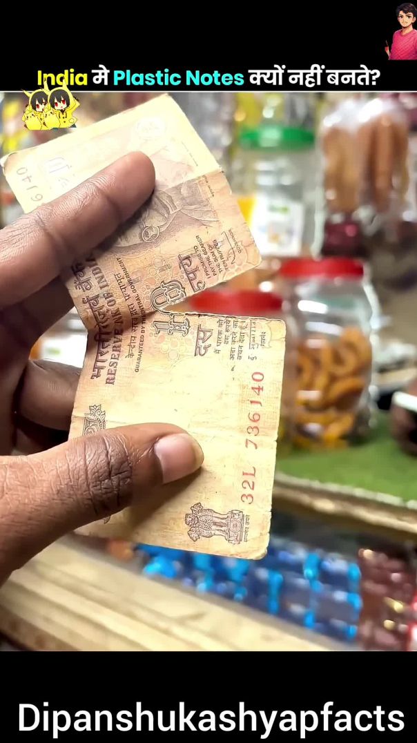 India main plastic ke notes kiyue nahi baneya jate #viralvideo