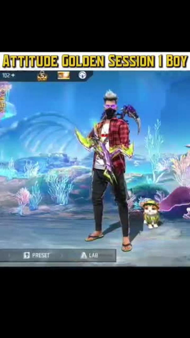 Golden_Session_1_Player_Showing_His_Attitude_🤡__Wait_For_Kaluuu_Entry_☠️🌪_#freefire#funny#ffviral(360p)
