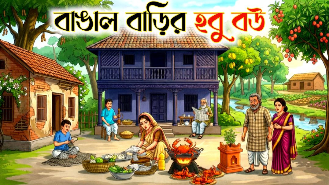 ⁣বাঙাল বাড়ির হবু বউ | Bangla Moral Story Cartoon | ঠাকুমার ঝুলি কার্টুন ভিডিও