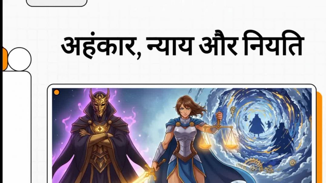 ⁣Ahankar nyaay aur niyati