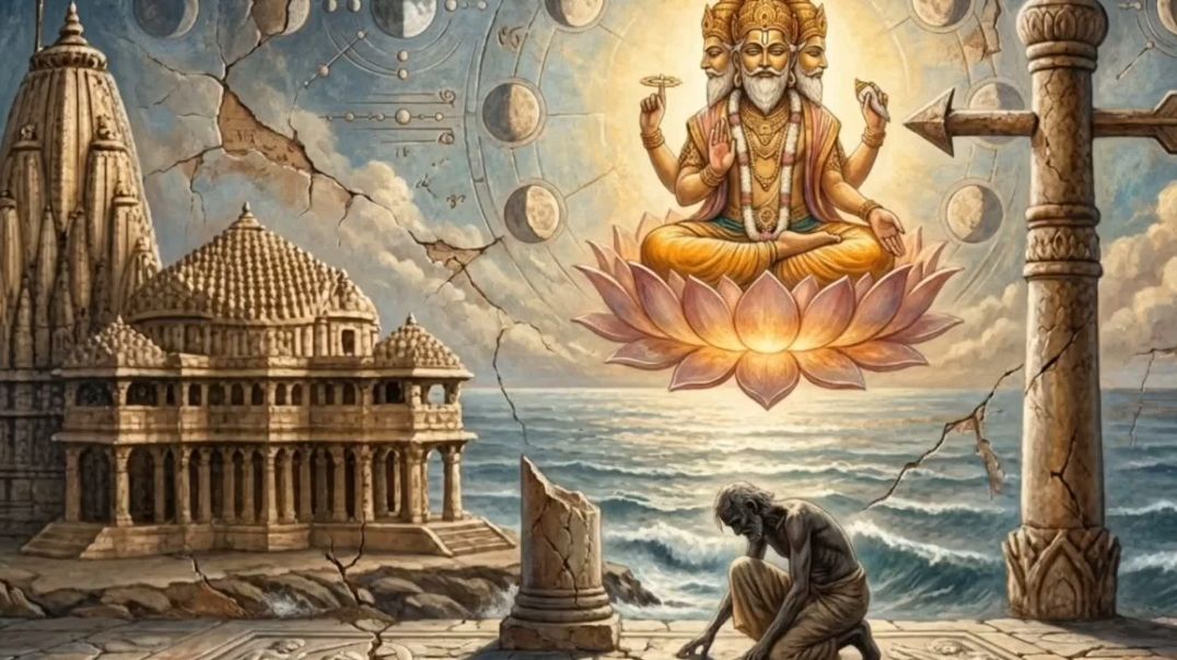 ⁣चांद के घटने-बढ़ने का रहस्य आखिर क्या है?जानिए ✨ Somnath Temple ✨ और चंद्रदेव के श्राप की अद्भुत कहा