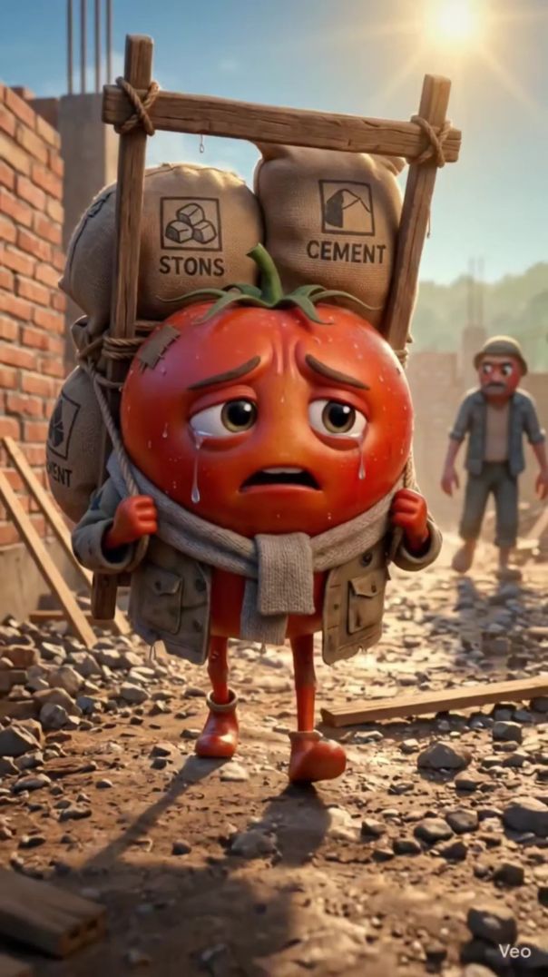 🍅 गरीब टमाटर की संघर्ष भरी कहानी 😢 | Emotional Vegetable Story | 3D Animation Hindi