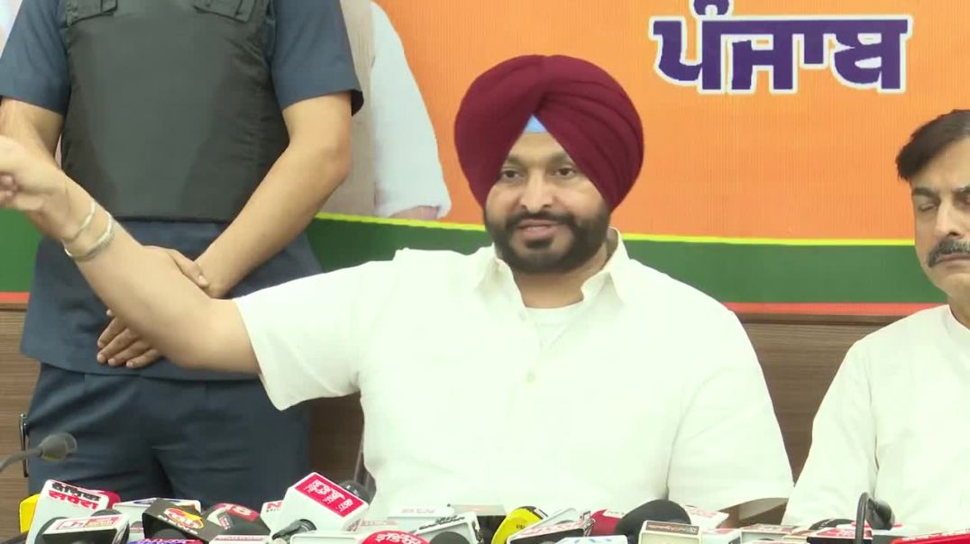 ⁣BJP MP Ravneet Bittu challenges Bhagwant Mann to file case against BJP workers for Punjab Blast