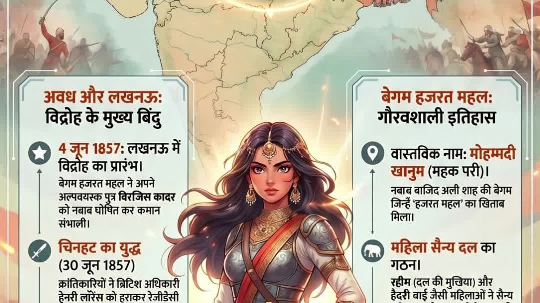 ⁣⁣Lucknow Ki Gherabandi ⚔ | Begum Hazrat Mahal Ka Badla 🇮🇳🔥 | 1857 Revolution #shorts