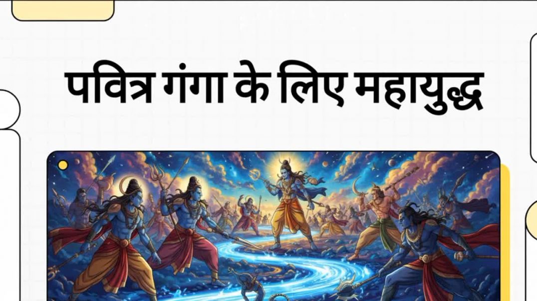 ⁣Pavitra Ganga ke liye mahayuddh
