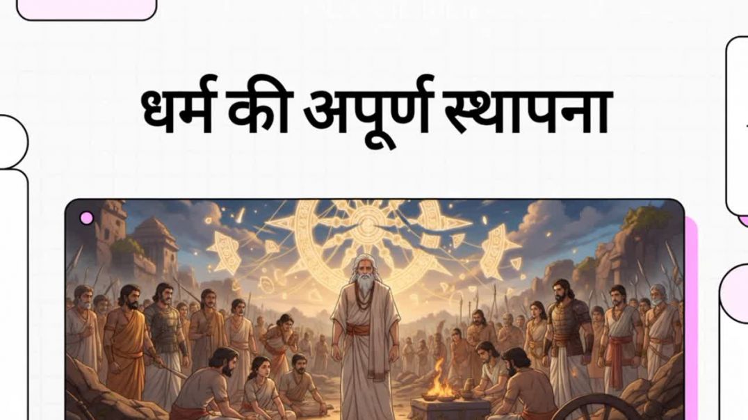 ⁣Dharm ki apurna sthapna