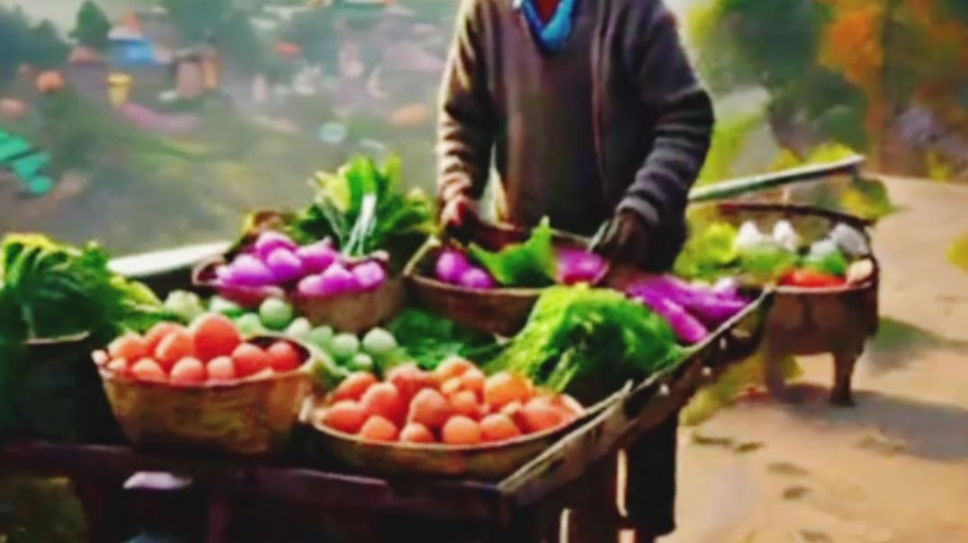 ⁣एक बन्दर और सब्जी बेचने वाले की कहानी