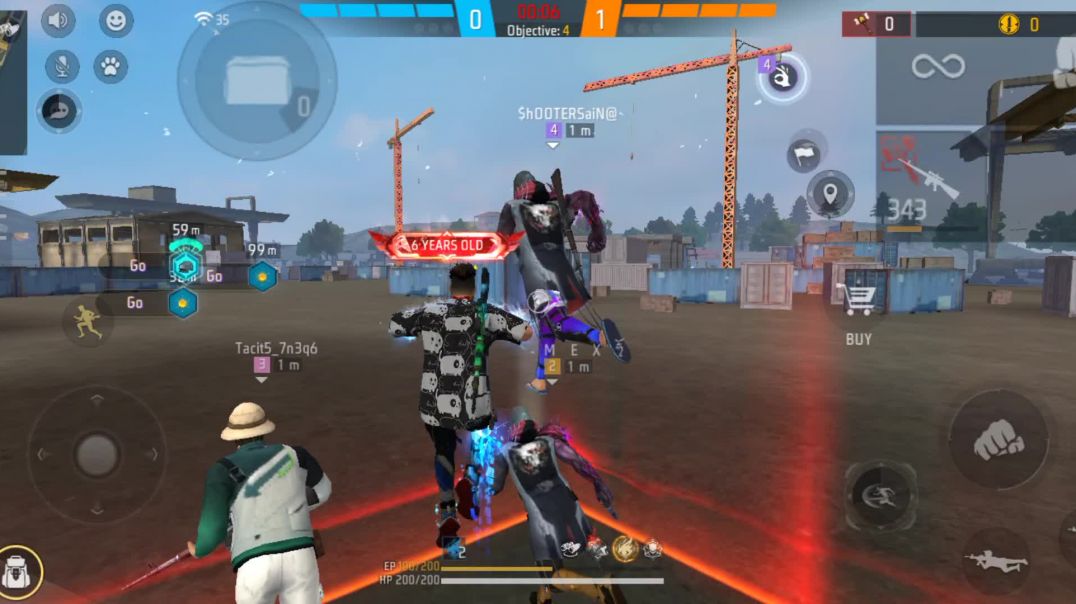 ⁣FREE fire cs rank pushing 💪 pro squad 😎