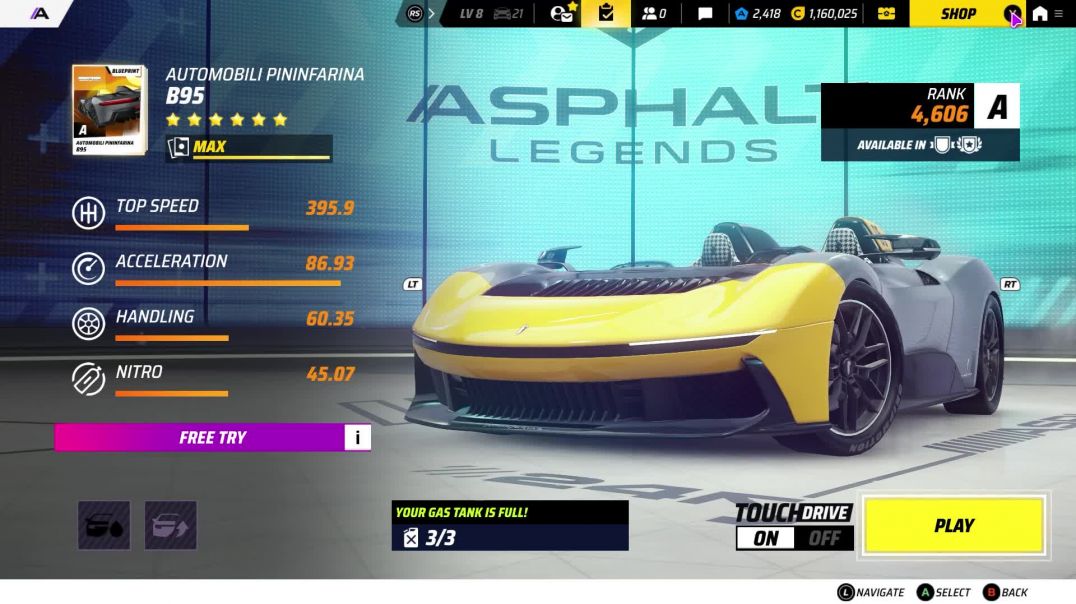 IS THE CAR WORTH IT? PININFARINA B95 | Asphalt Legends