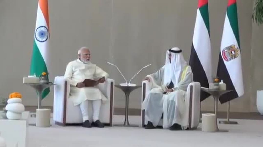 ⁣PM Modi appreciates UAE's support and cooperation during Bilateral Talks full address