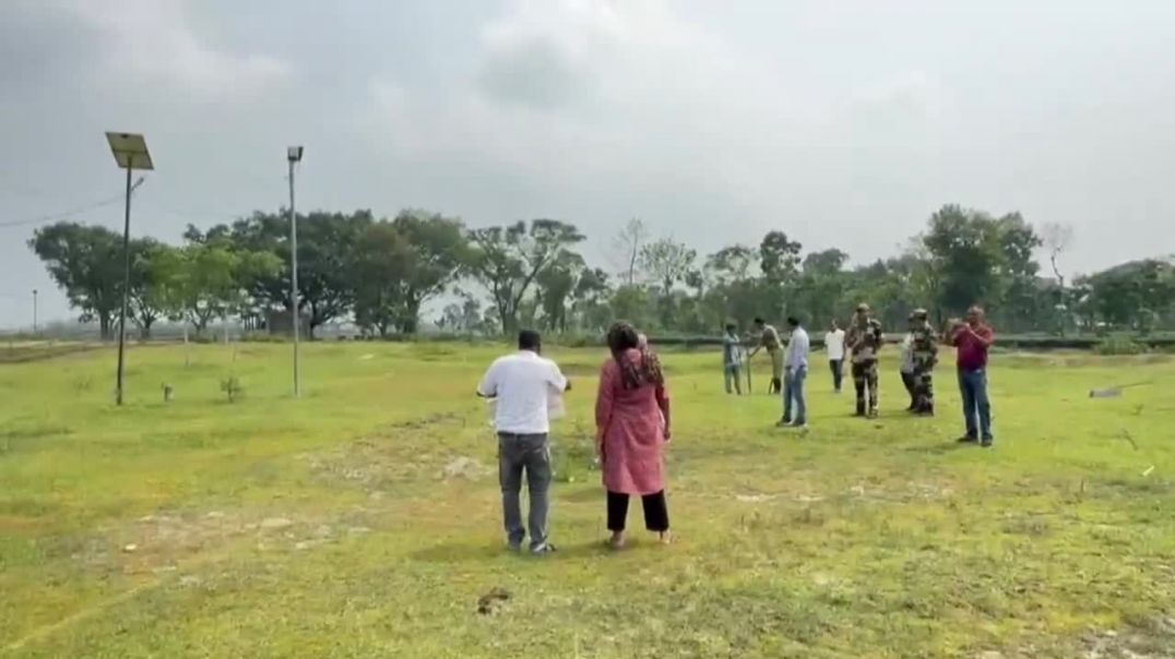 ⁣PILLAR MARKING HAS BEGIN ALONG THE INDIA BANGLAESH BORDER