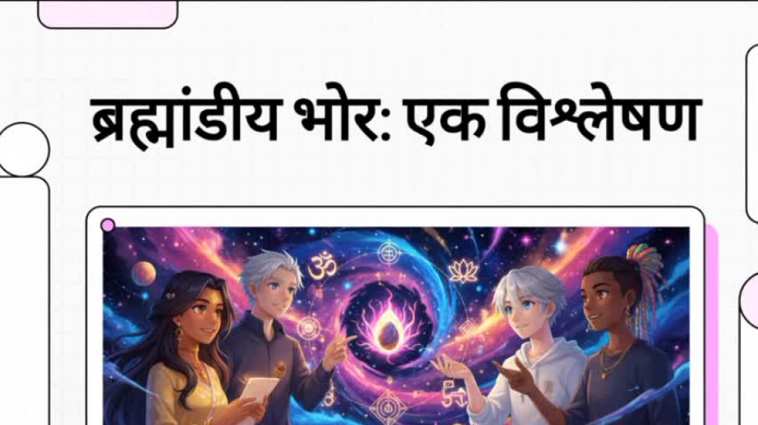 ⁣Brahmand Diya Subah Ek vishleshan