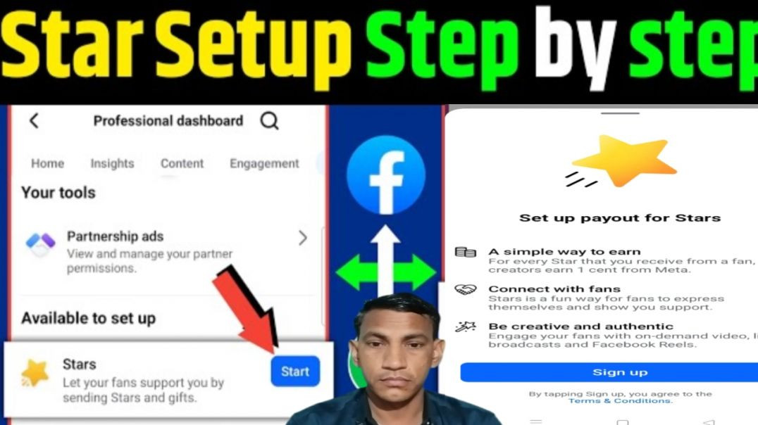 ⁣Facebook Star Setup Kaise Kare