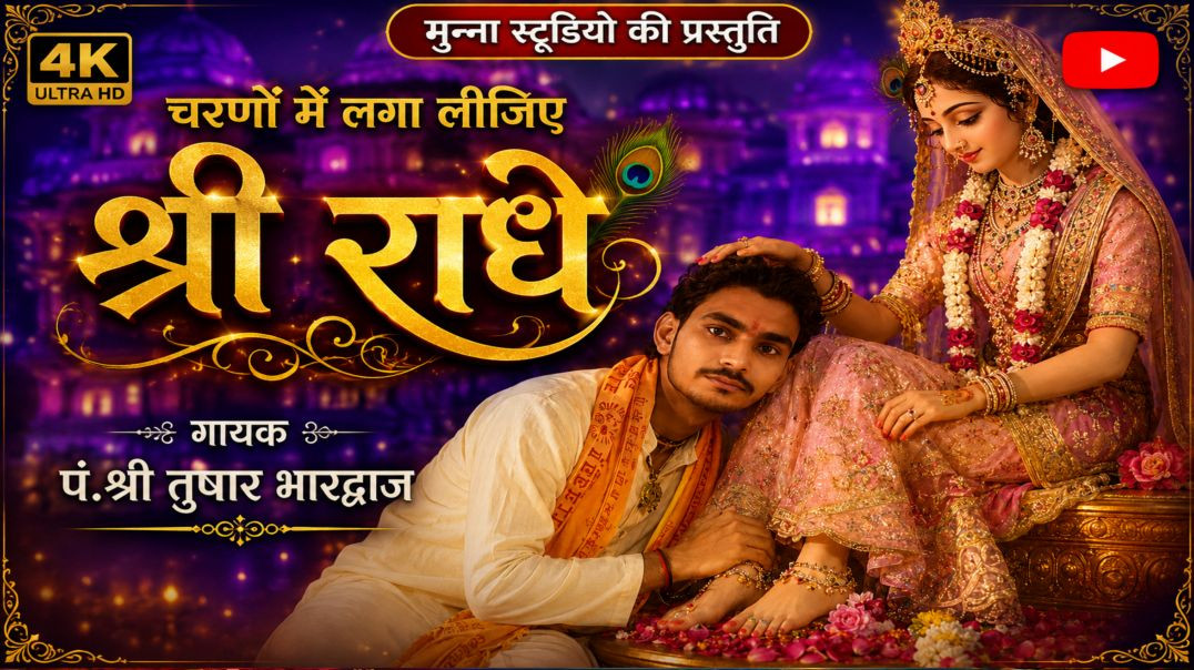 ⁣चरणों में लगा लीजिए श्री तुषार भारद्वाज