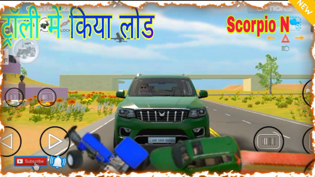 ⁣Scorpio N को ट्रॉली में लोड किया पार्ट 01 #apnatube #gaming #video