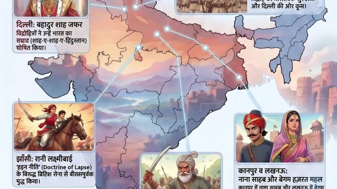 ⁣⁣Mangal Pandey Ki Kranti 🇮🇳 | 1857 Vidroh Ki Shuruaat ⚔ | #shorts