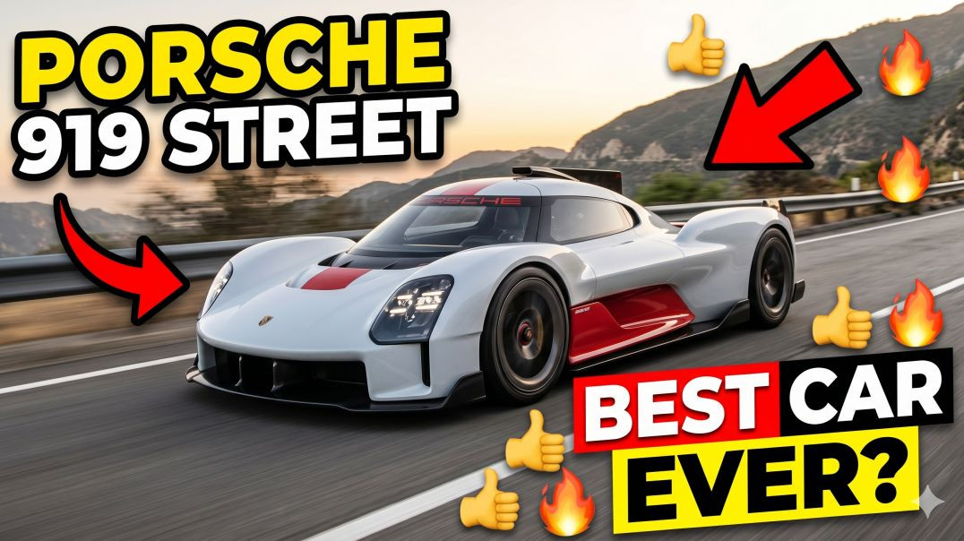 ⁣Porsche 919 Street - Best Car Ever?