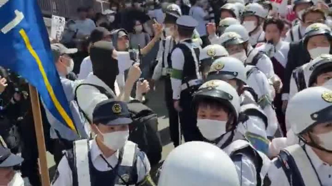 ⁣Anti Mosque protests in Fujisawa Japan